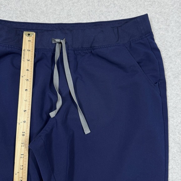 Figs Scrub Pants Womens XXL Petite Zamora Jogger Healthcare Scrubs 2XL Blue - Picture 12 of 12